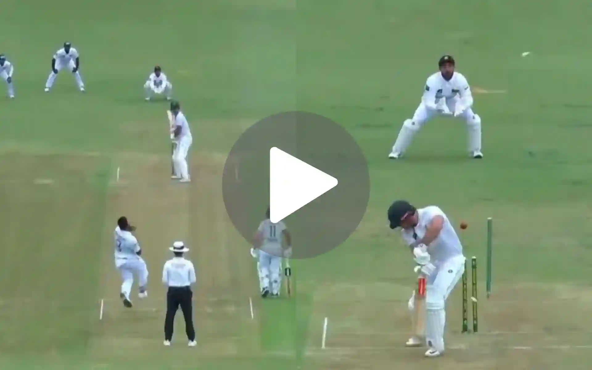 [Watch] Lahiru Kumara Cuts Bedingham In Half; Cartwheels Off-Stump With A Rocket Delivery